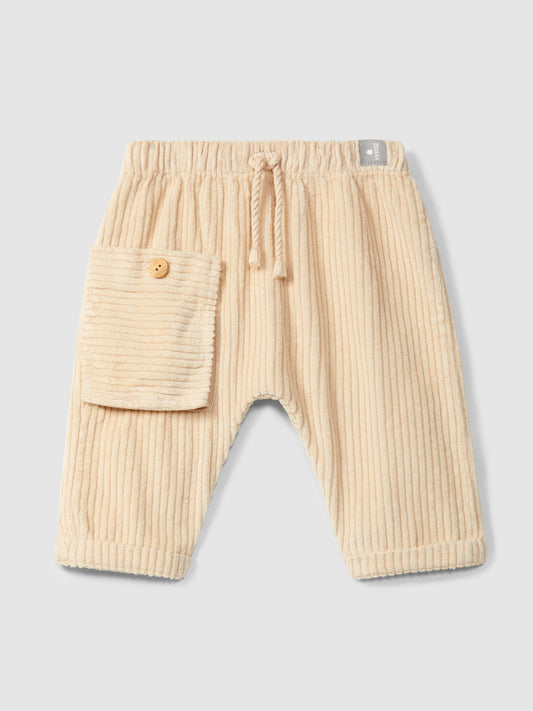 Pantaloni pull-up in velluto a coste con tasca - Pantaloni - SNUG