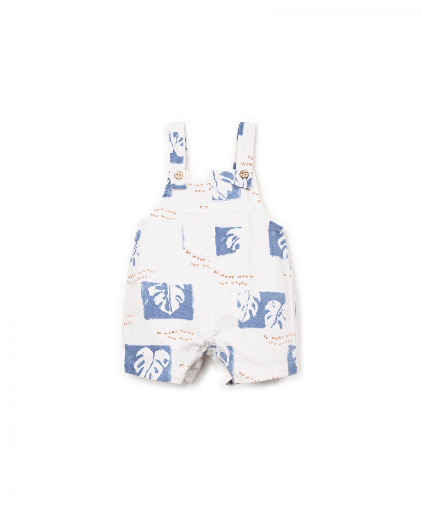 Tuta in twill con bottoni in cocco - SALOPETTE - PLAYUP