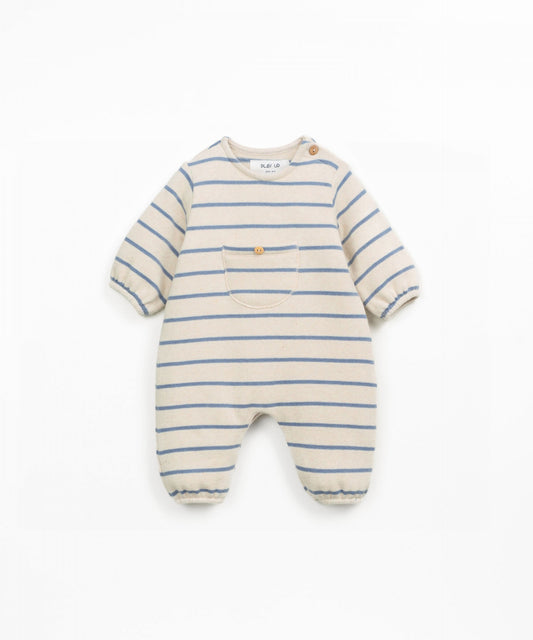 Tutina a righe con tasca - TUTINA - PLAYUP