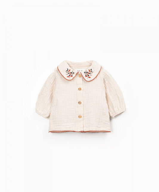 Blusa colletto ricamato - Camicie - PLAYUP