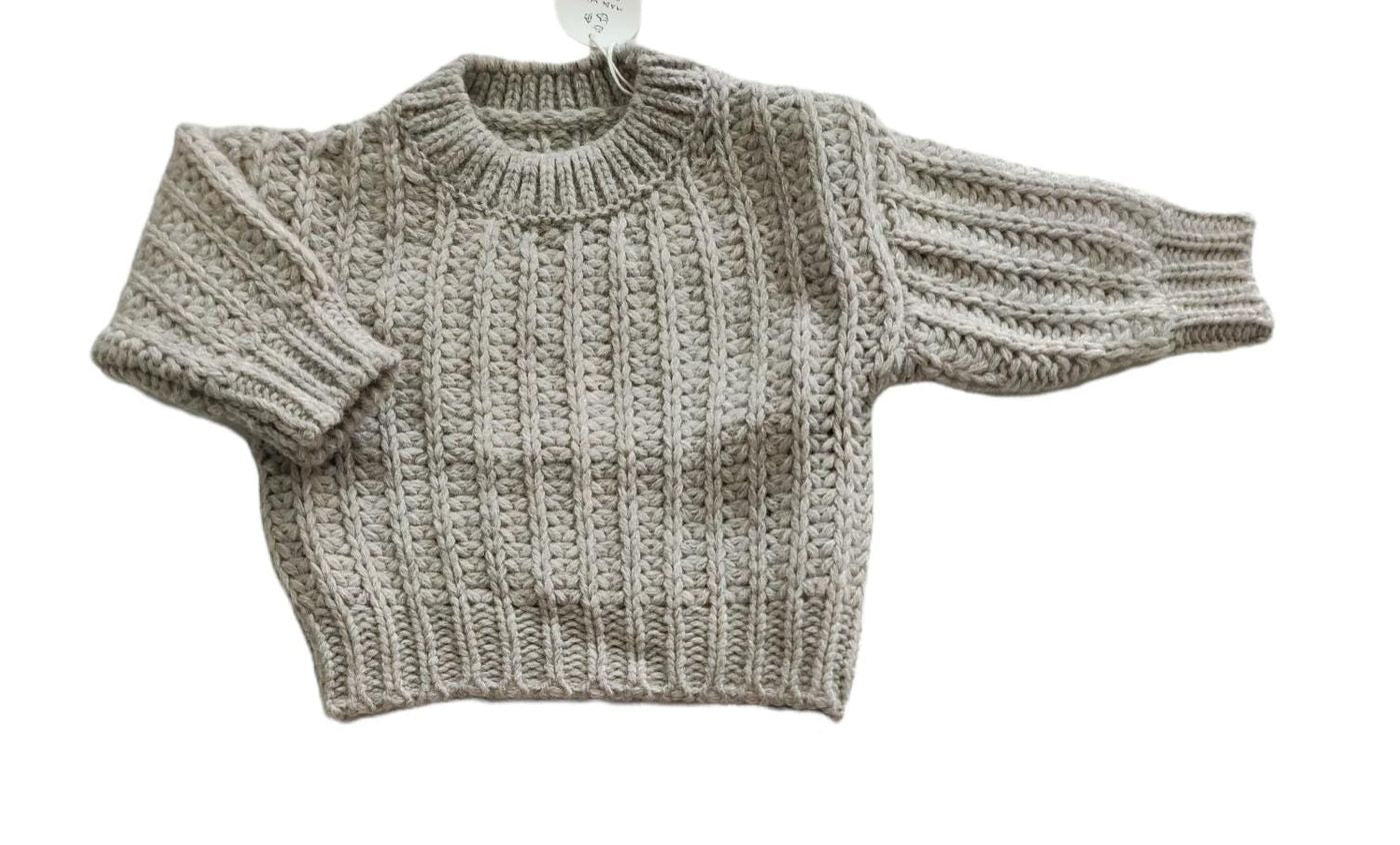 Pull beige treccioni - Maglieria - PLAYUP