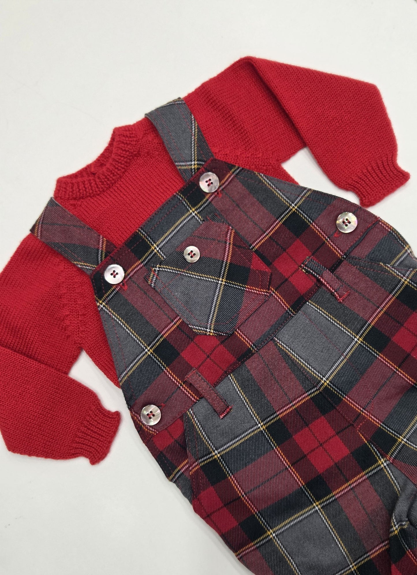 Salopette in tartan - SALOPETTE - malvi