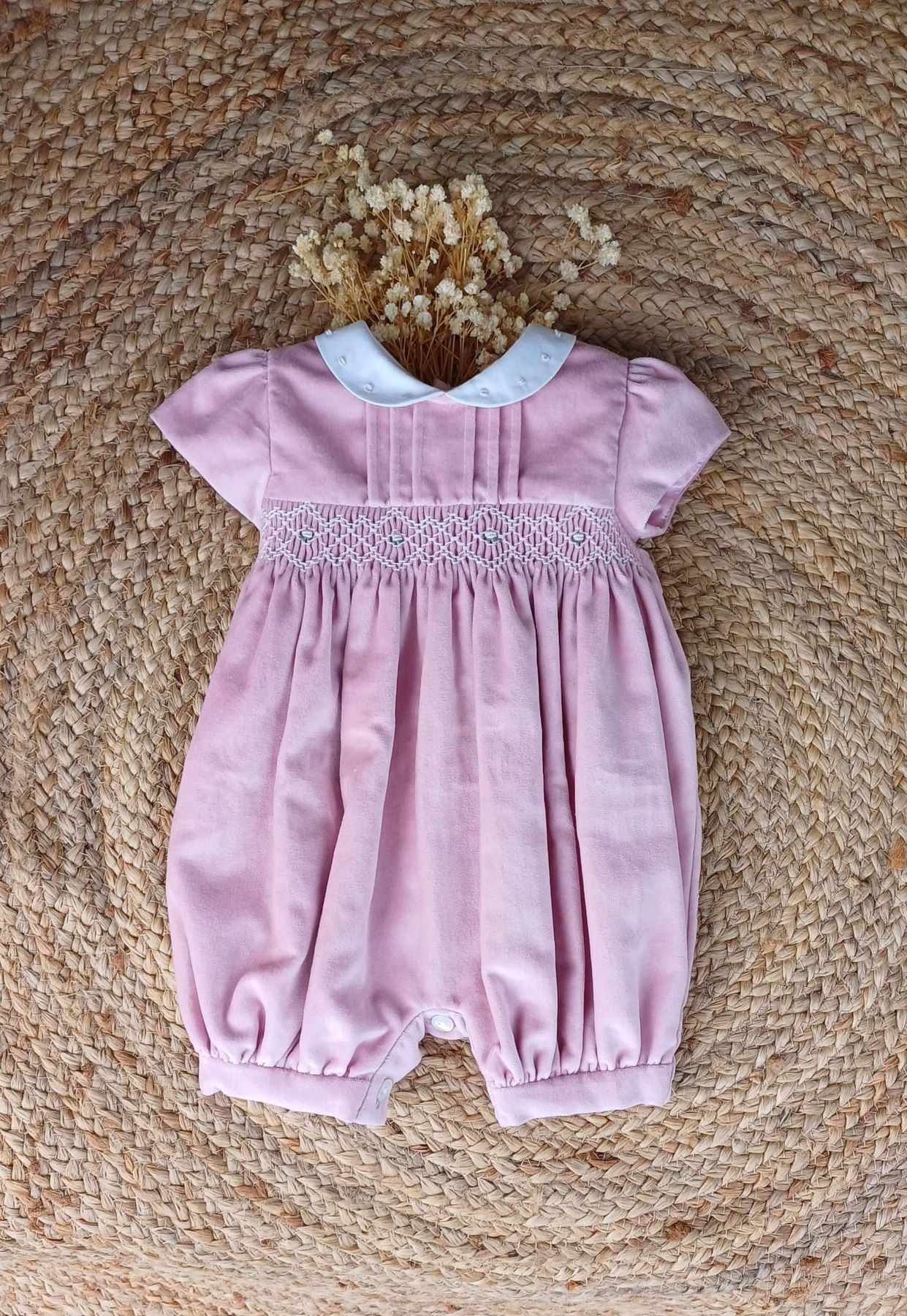 Pagliaccetto in velluto collo tondo - LES ENFANT DE GISELLE