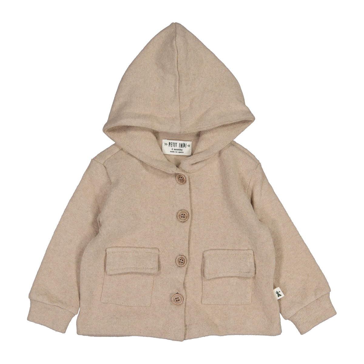 Felpa aperta con cappuccio - Maglieria - PETIT INDI