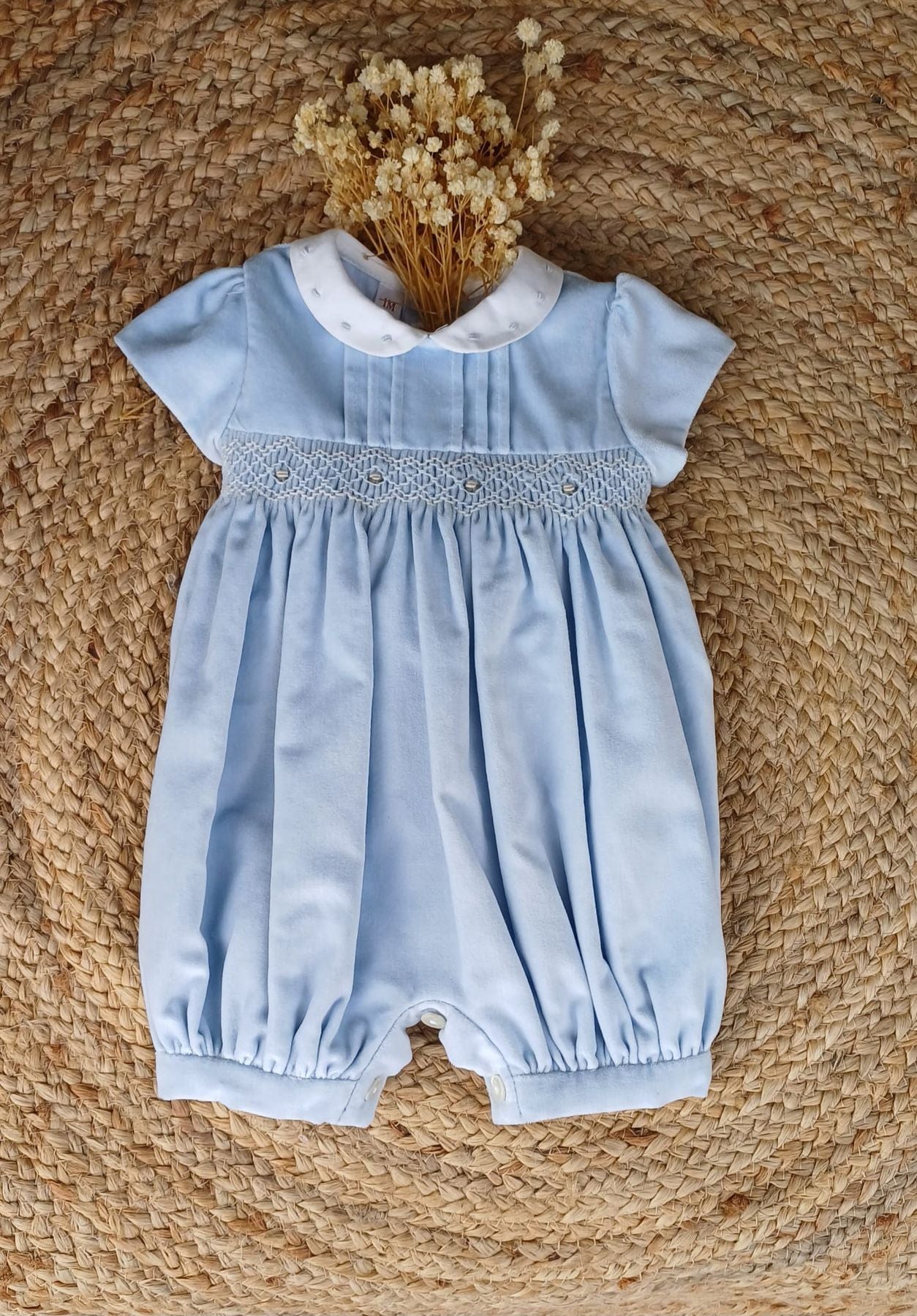 Pagliaccetto in velluto collo tondo - LES ENFANT DE GISELLE