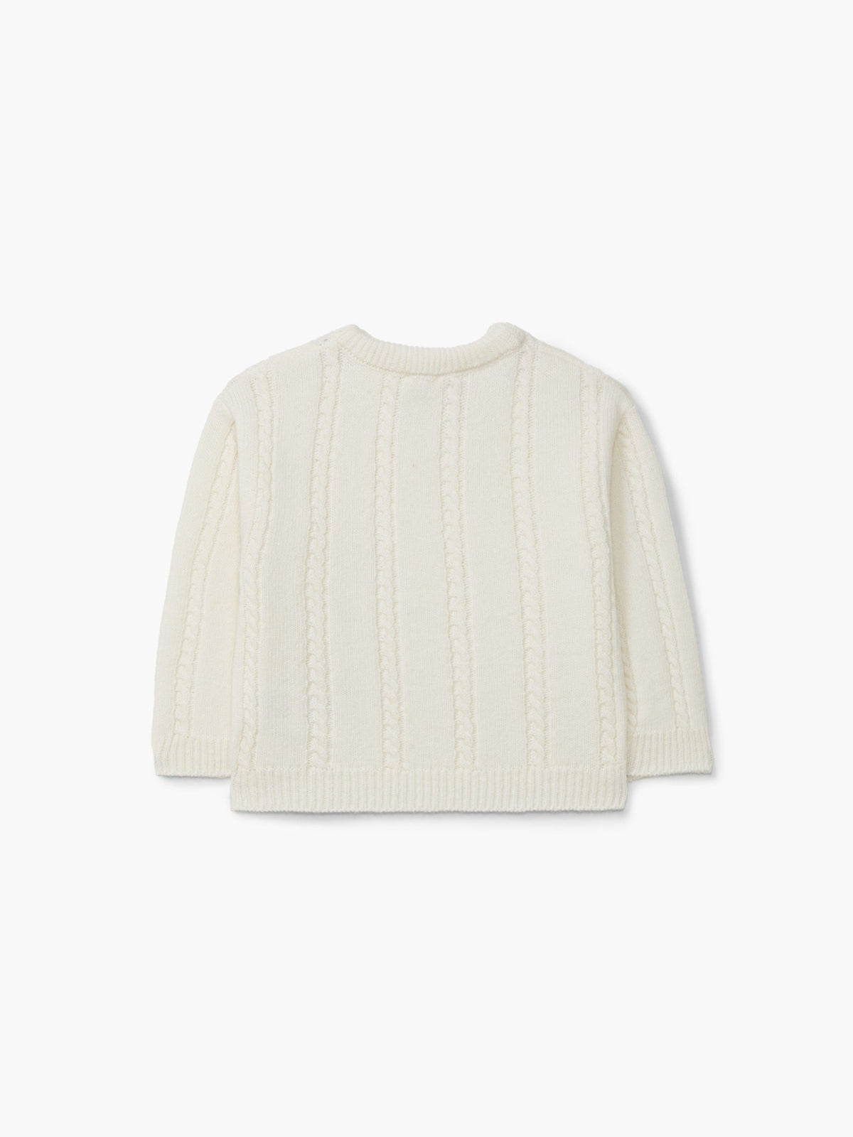 Pull con trecce in lana merino - Maglieria - WEDOBLE