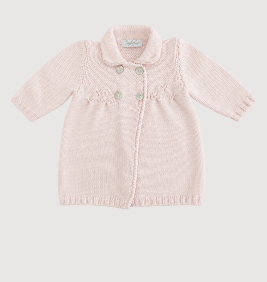 Cappotto in lana merino rosa - Cappotti - GUGHELINO
