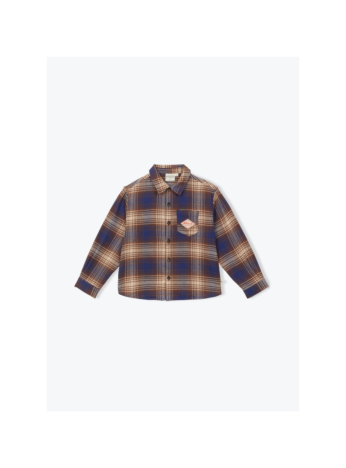 Camicia a quadri blu - Camicie - Arséne & les pipelettes