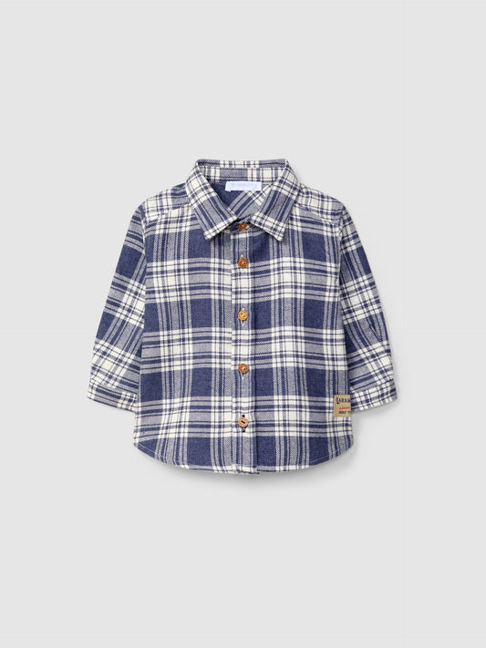 Camicia a quadri in flanella - Camicie - Laranjinha