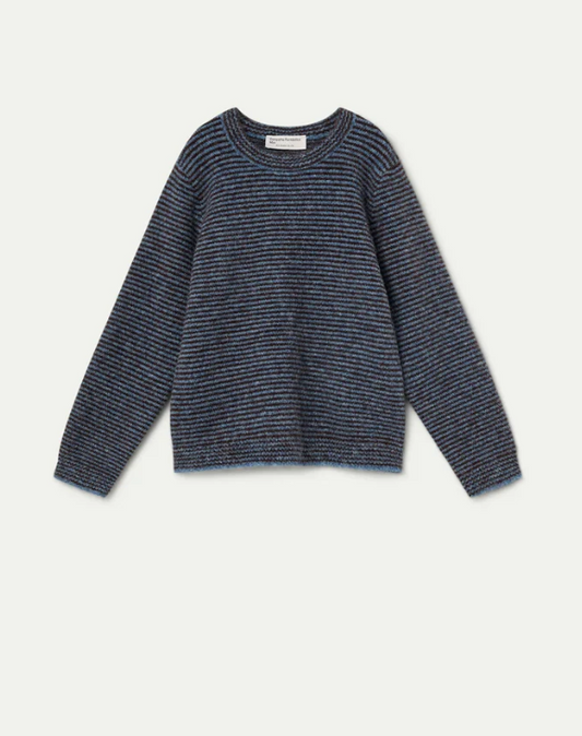 Pull righe azzurre e marroni - Maglieria - Compania Fantastica