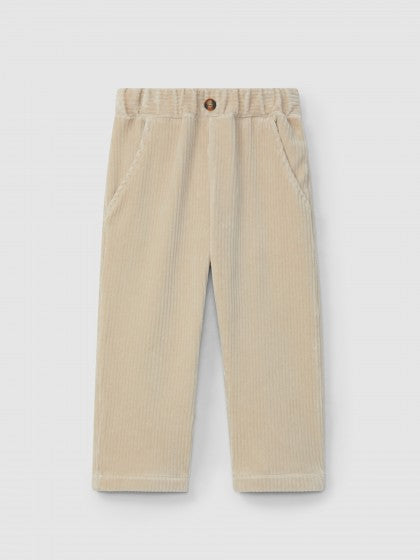 Pantaloni pull-up tipo velluto - Pantaloni - Laranjinha