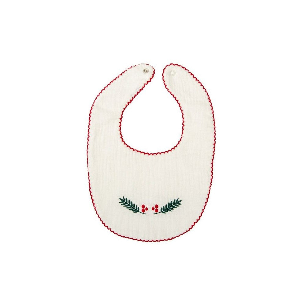 Bavaglino  ricamo natalizio - Accessori - BABIDU