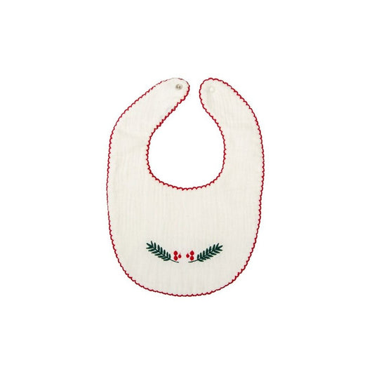 Bavaglino  ricamo natalizio - Accessori - BABIDU