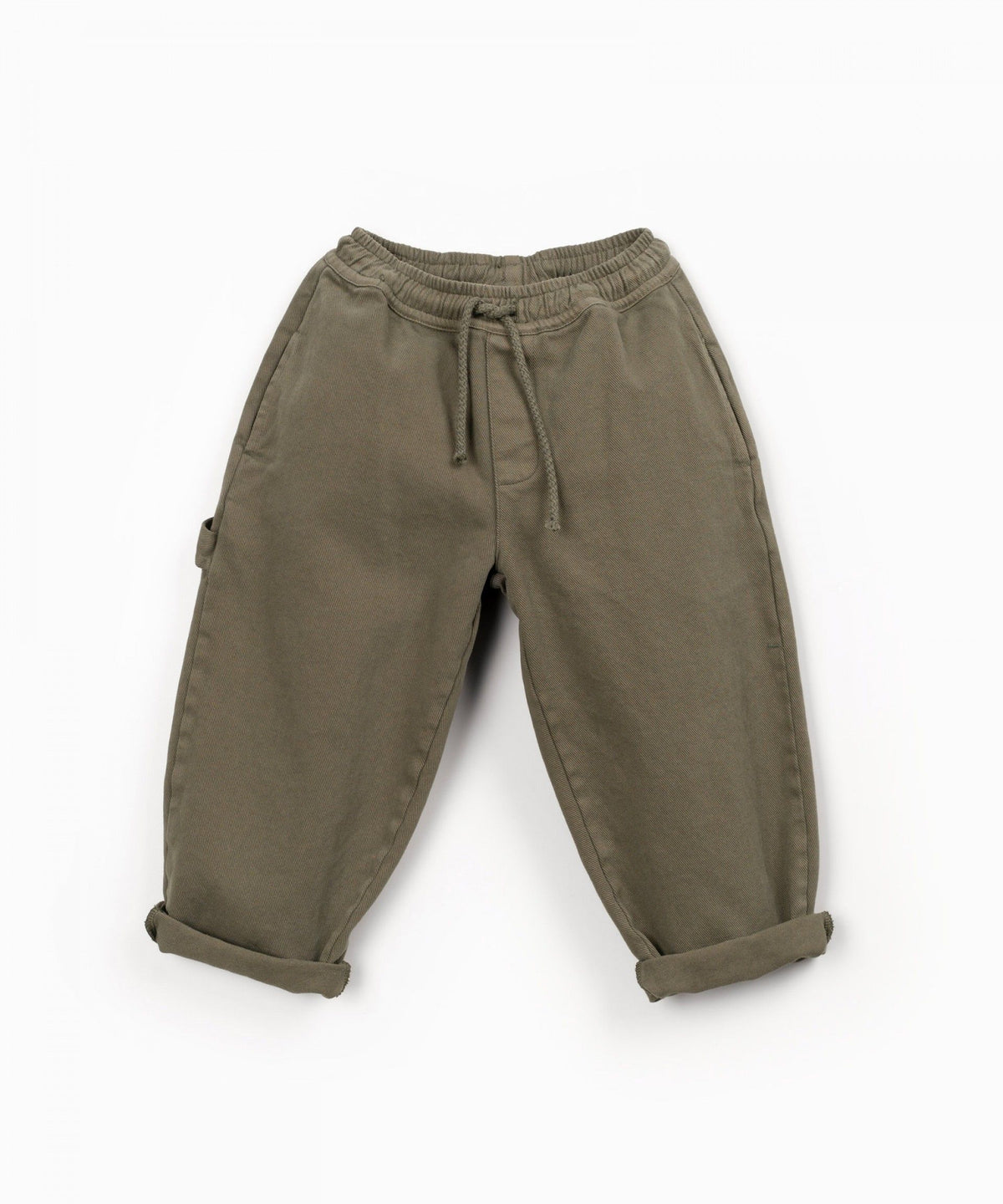 Pantaloni in twill verde - Pantaloni - PLAYUP