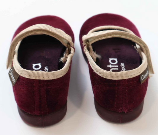 Ballerina Cienta in velluto bicolor baby - Scarpe - CIENTA