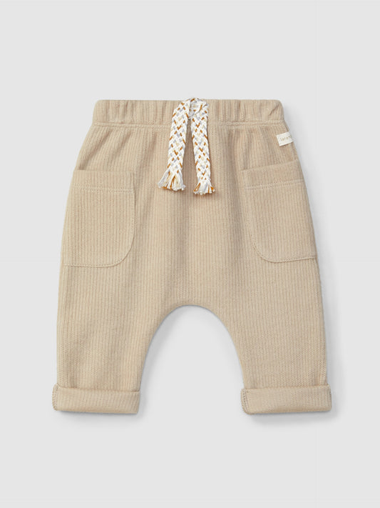 Pantaloni pull-up in cotone bio - Pantaloni - Laranjinha