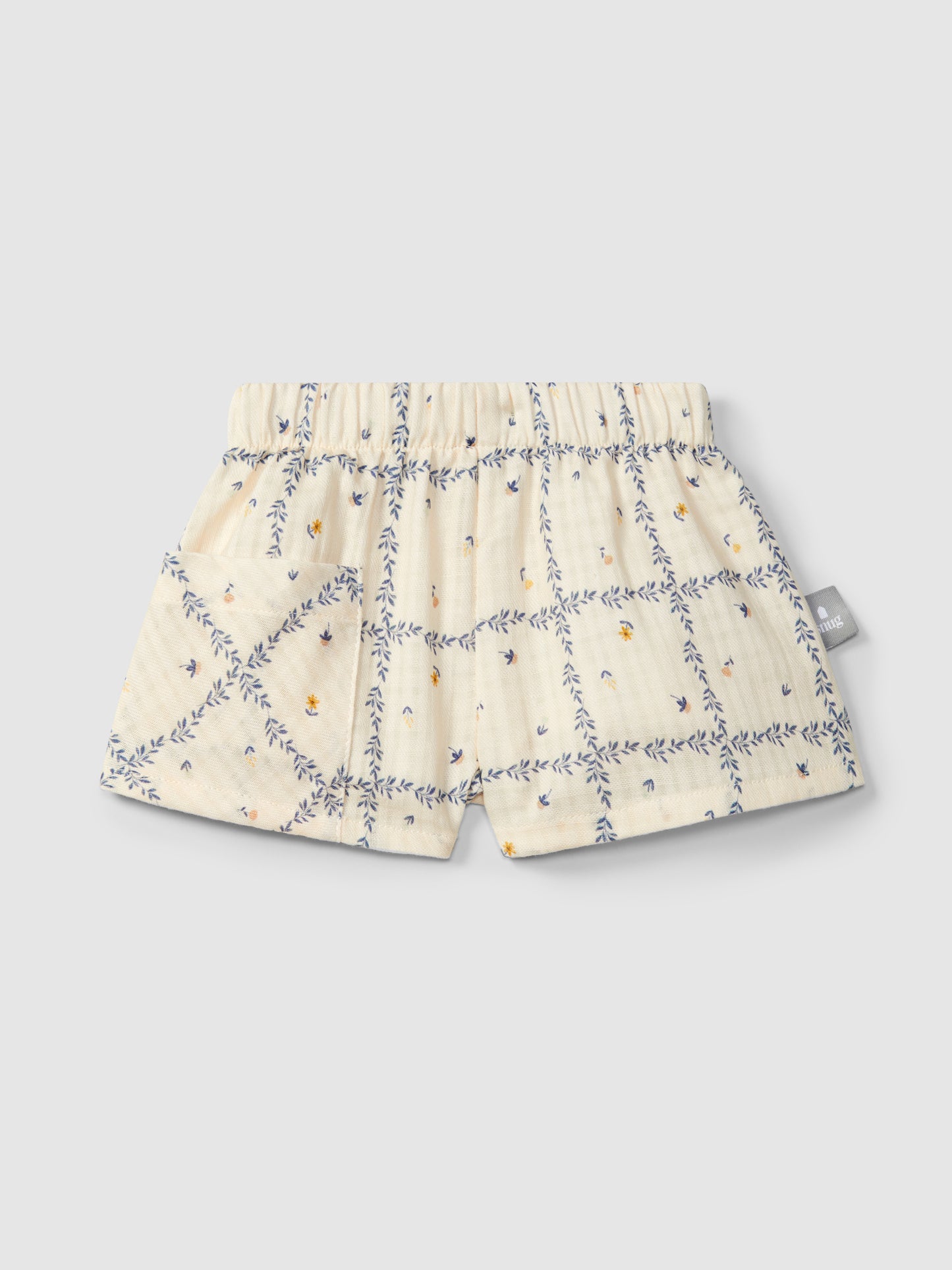 Pantaloncini pull-up in cotone testurizzato stampato - shorts - SNUG