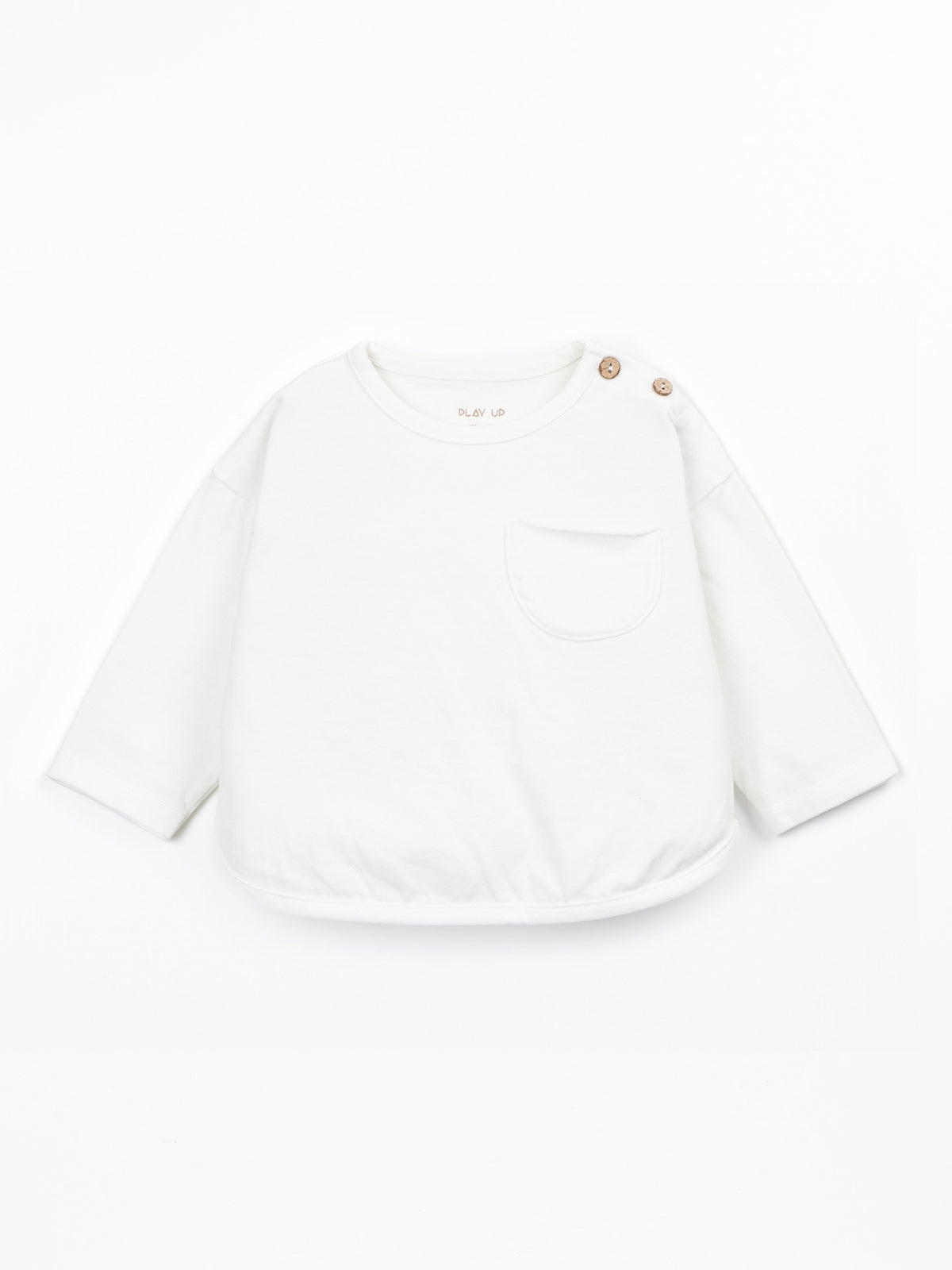 T-shirt di maglina con una miscela di cotone e cotone riciclato - T-Shirt e Polo - PLAYUP