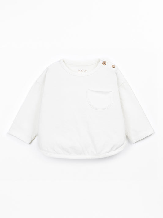 T-shirt di maglina con una miscela di cotone e cotone riciclato - T-Shirt e Polo - PLAYUP