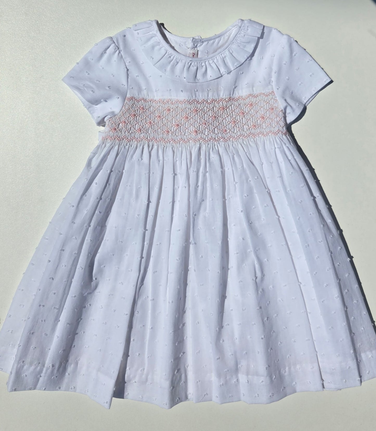 Abito bianco in plumetis - Abiti - LES ENFANT DE GISELLE