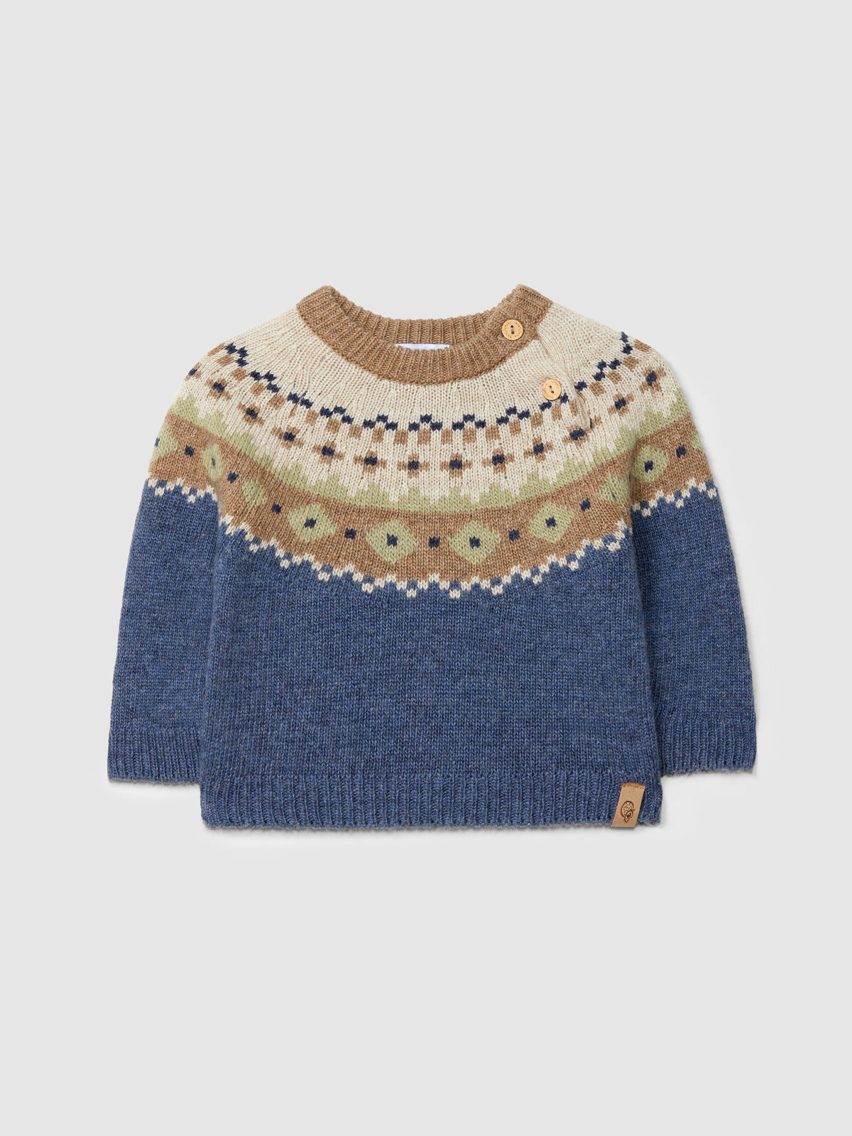Maglione in jacquard lavorato a maglia - Maglieria - Laranjinha