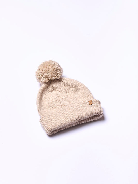 Cappello con treccia e ponpon - Cappelli - WEDOBLE