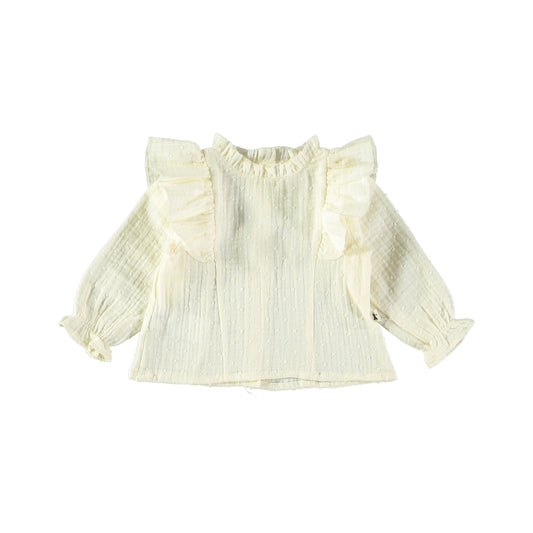 Blusa plumetis con volant - Camicie - PETIT INDI