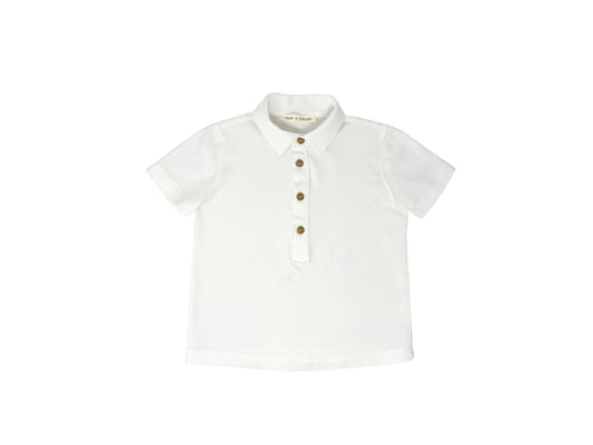 Polo con bottoni in contrasto - T-Shirt e Polo - zhoe & tobiah