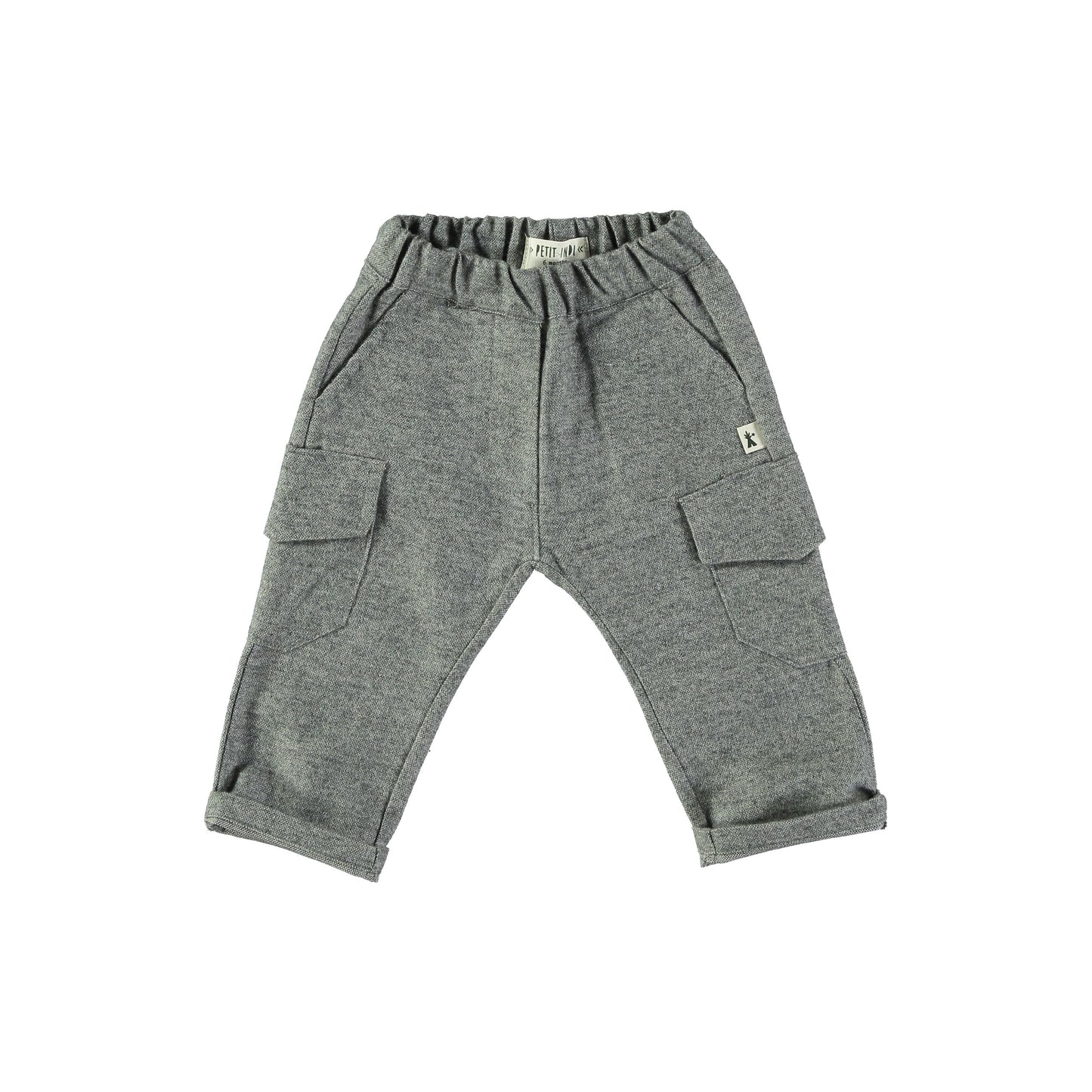 Pantalone tasconi melange - Pantaloni - PETIT INDI