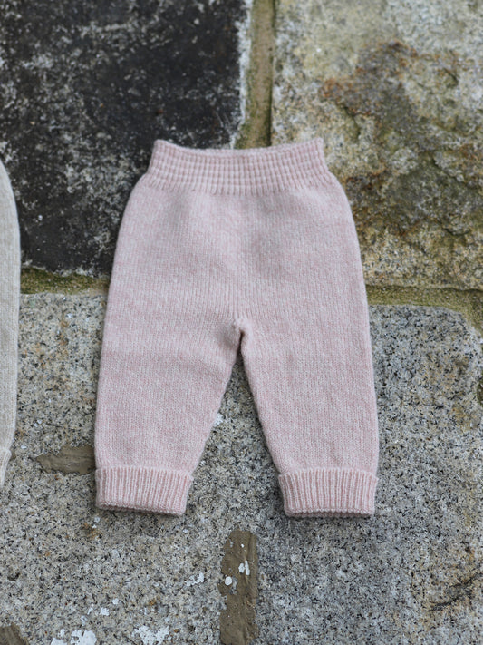 Ghettina senza piedi con risvoltino rosa - Pantaloni - WEDOBLE