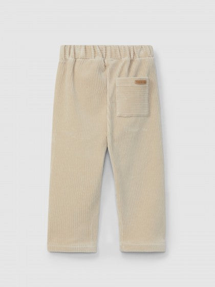 Pantaloni pull-up tipo velluto - Pantaloni - Laranjinha