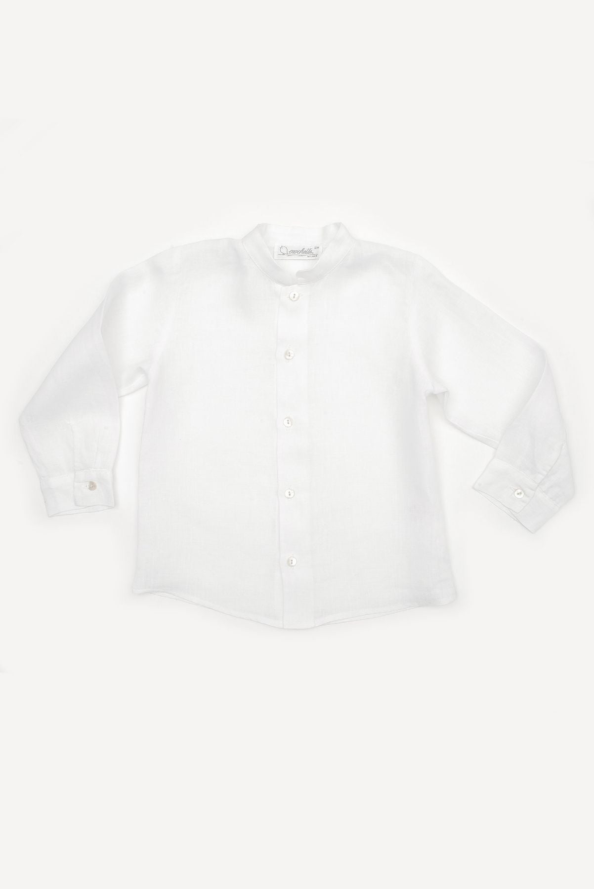 Camicia lino bianco - Camicie - Crochette