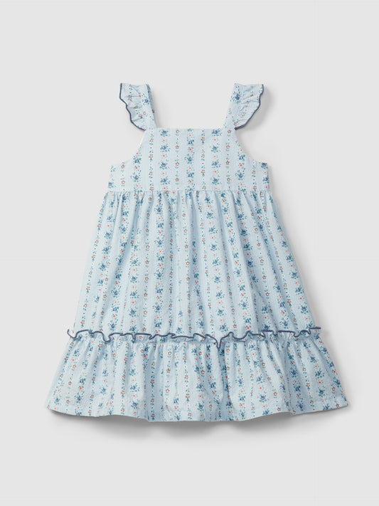 Abito seersucker con stampa floreale - Abiti - Laranjinha