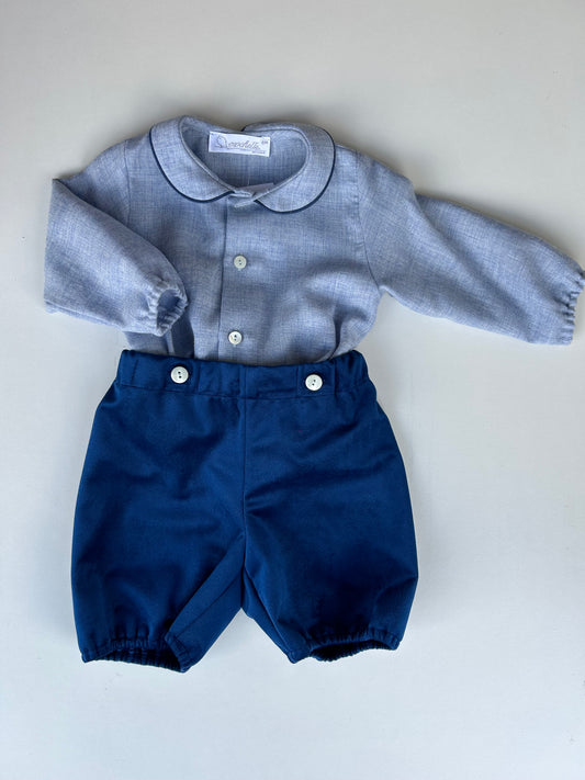 Completo con pantalone in velluto - PAGLIACCETTO - Crochette