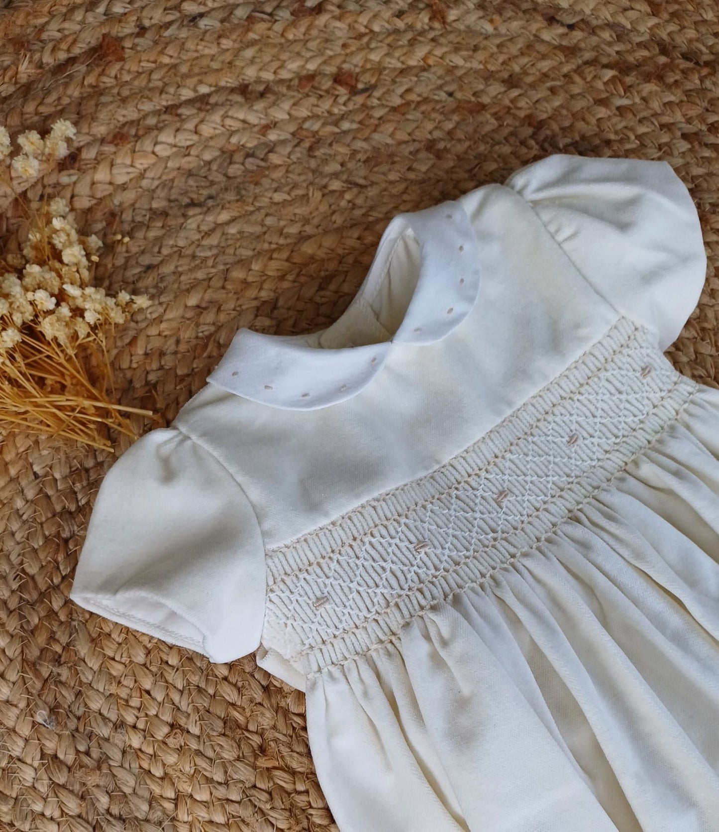 Pagliaccetto velluto punto smock - PAGLIACCETTO - LES ENFANT DE GISELLE