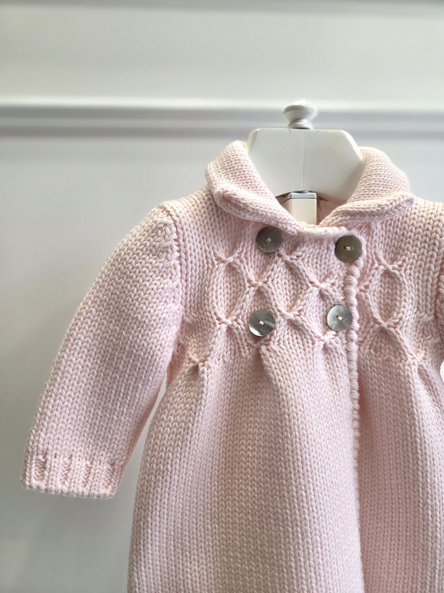 Cappotto in lana merino rosa - Cappotti - GUGHELINO