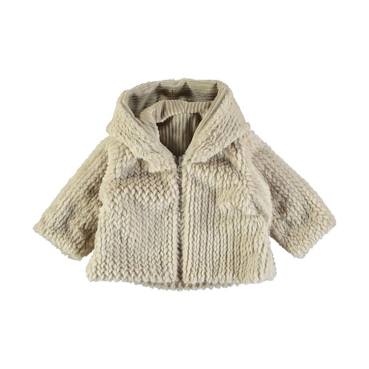 Cappotto velluto millerighe reversibile - Cappotti - PETIT INDI