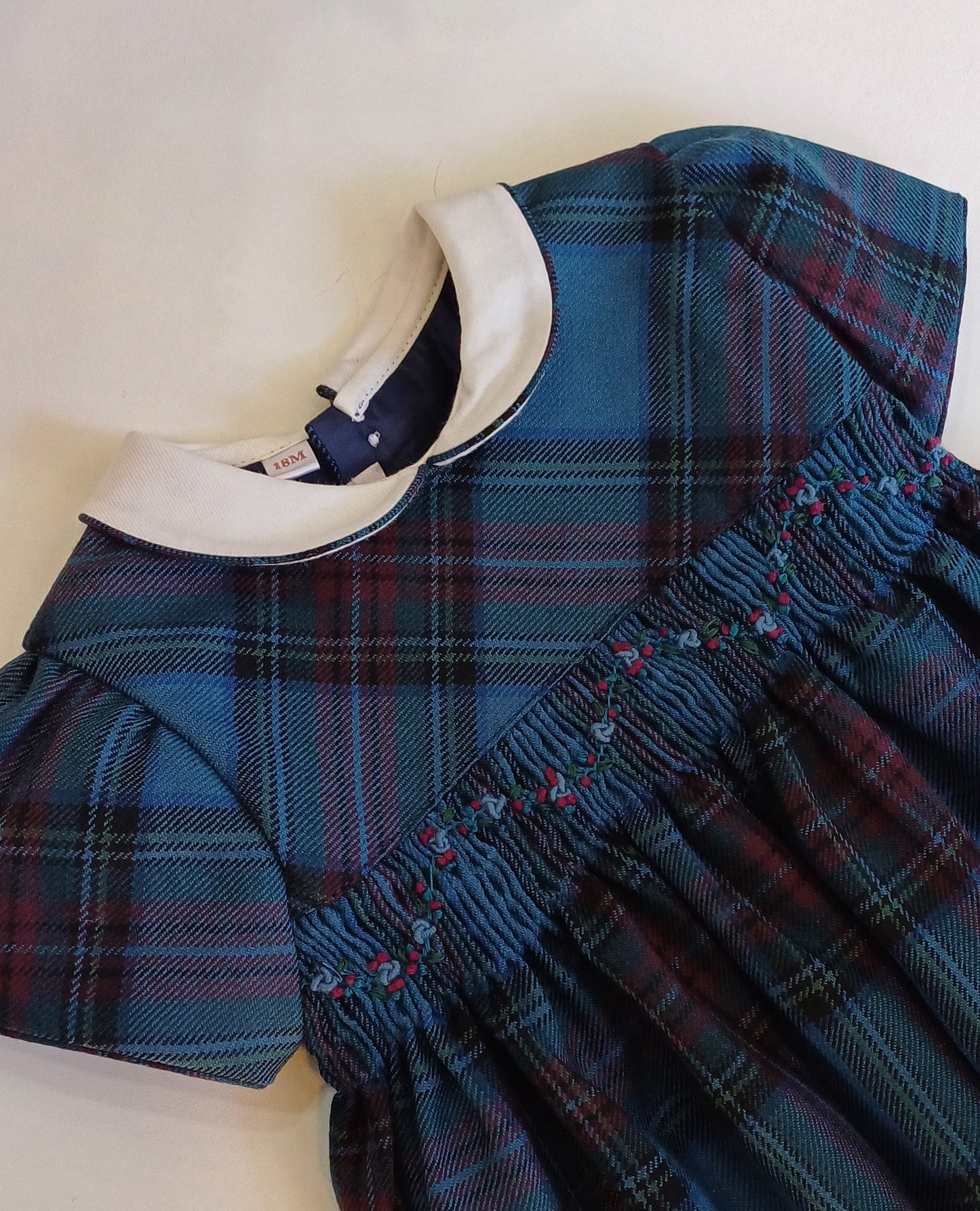 Abito check ottanio - Abiti - LES ENFANT DE GISELLE