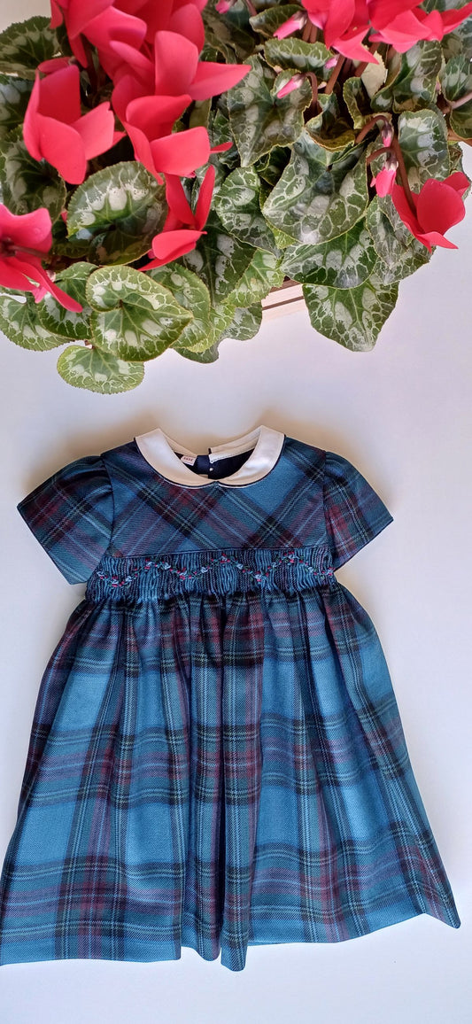 Abito check ottanio - Abiti - LES ENFANT DE GISELLE