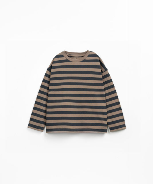 T-shirt con motivo a righe - T-Shirt e Polo - PLAYUP