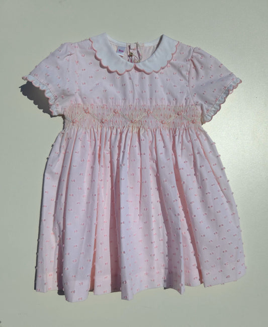 Abito plumetis rosa - Abiti - LES ENFANT DE GISELLE