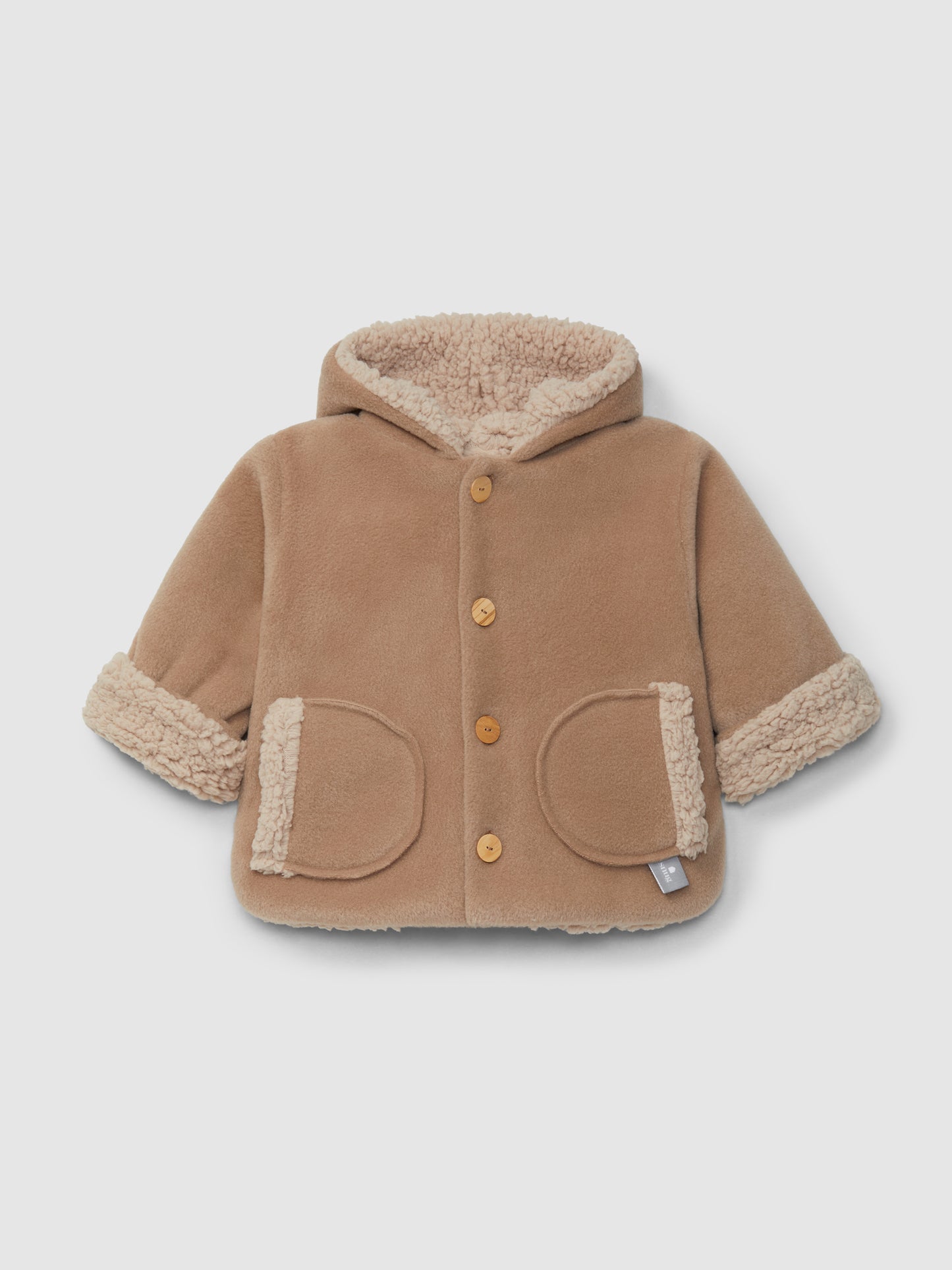 Giacca con cappuccio in pile e pelliccia interna - Cappotti - SNUG