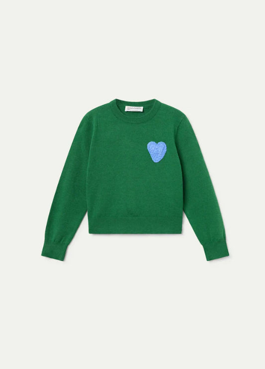 Pull con ricamo a forma di cuore - Maglieria - Compania Fantastica