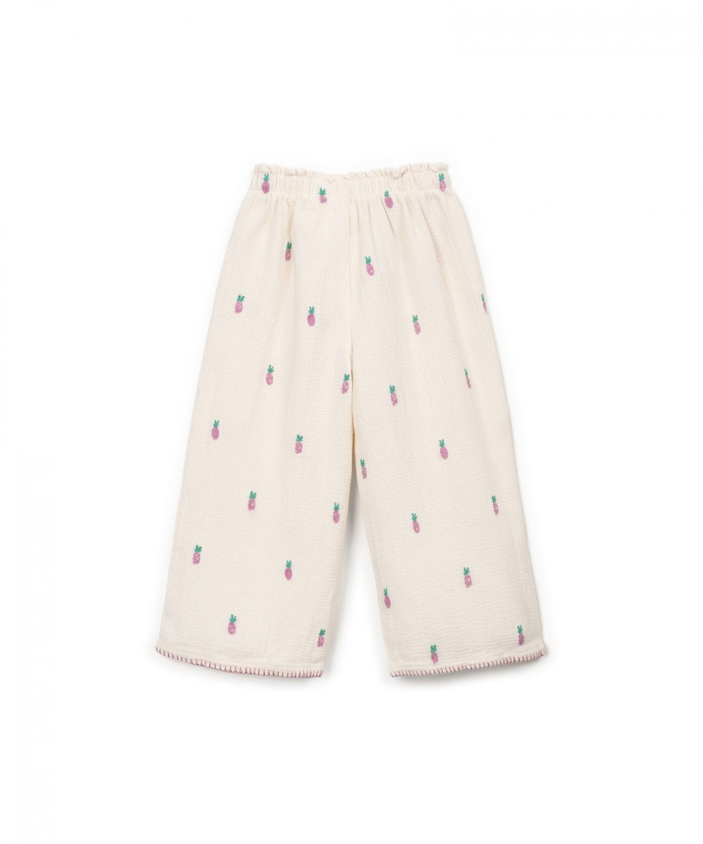 Pantaloni in tessuto di cotone con stampa - Pantaloni - PLAYUP