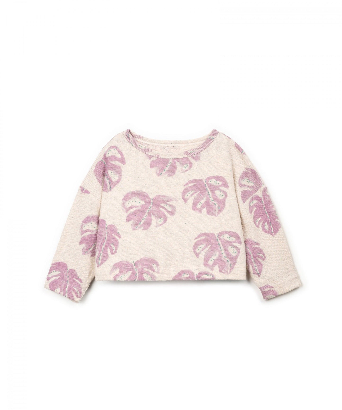 Felpa con stampa di monstera - Felpe - PLAYUP