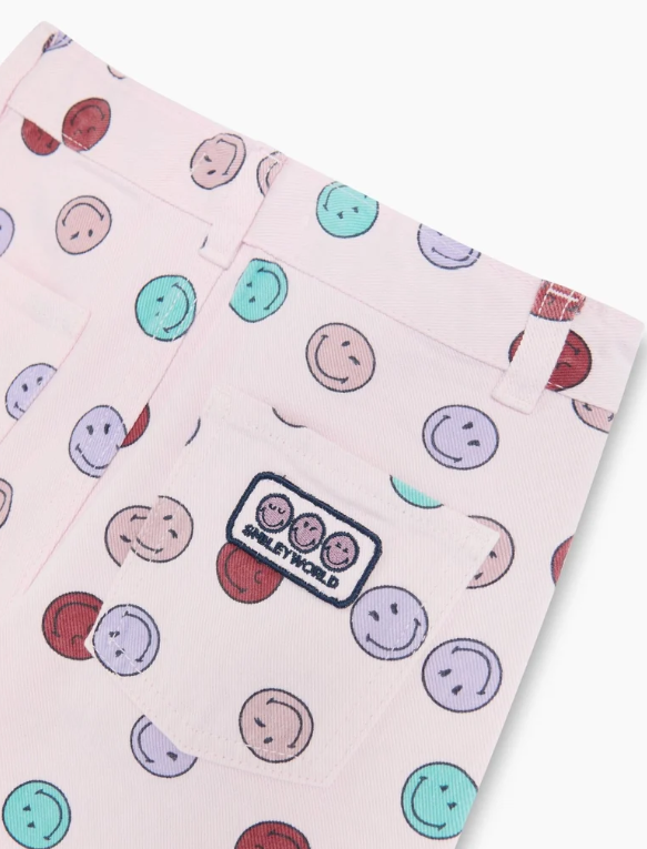 Pantaloni in denim SmileyWorld - Pantaloni - We are the new society