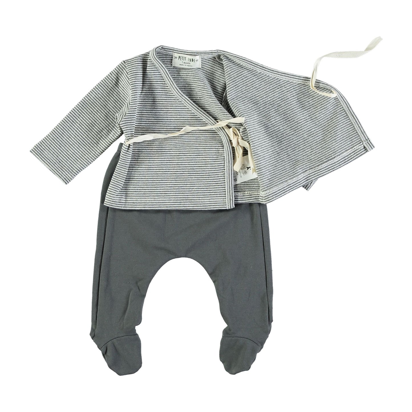 Set newborn grigio - TUTINA - PETIT INDI