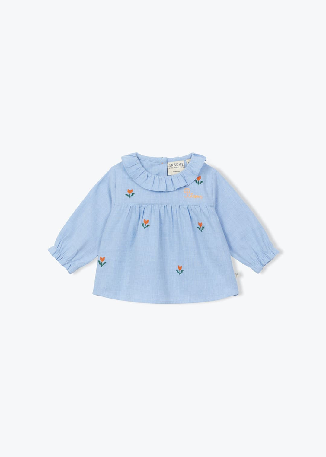 Camicia ricamo tulipani - Camicie - Arséne & les pipelettes