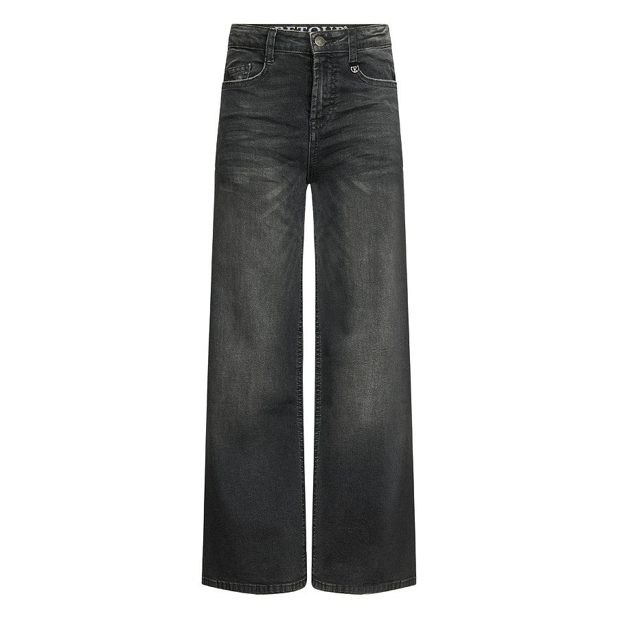 Celeste wide dark gray - Pantaloni - RETOUR