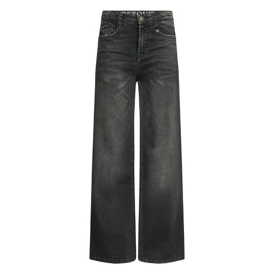 Celeste wide dark gray - Pantaloni - RETOUR